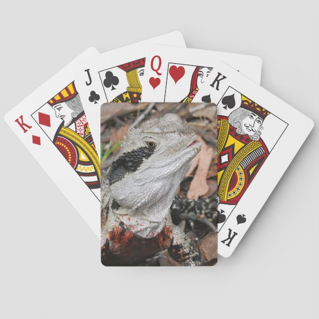 Eastern Water Dragon Playing Cards (Back)