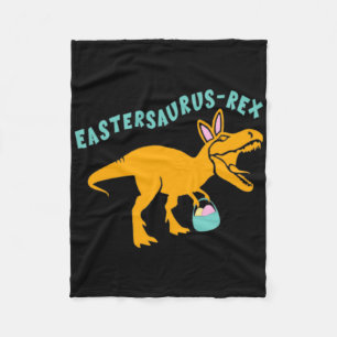Eastersaurus Easter Dinosaur Gift For Teen Boys An Fleece Blanket