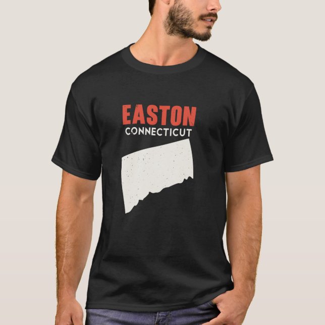 Easton Connecticut USA State America Travel Connec T-Shirt (Front)