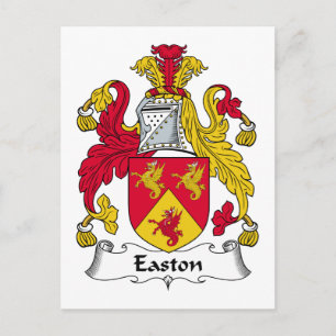 Easton Family Crest Postcard
