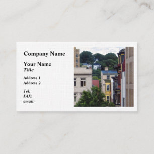 Easton PA - View From Window Business Card