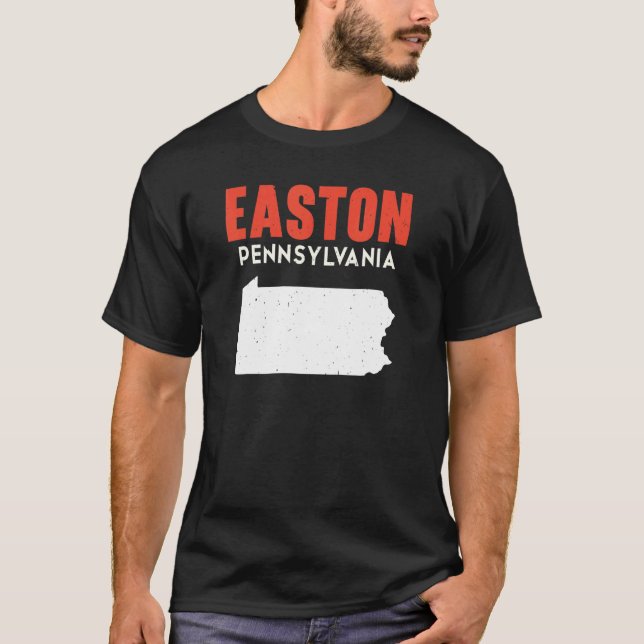 Easton Pennsylvania USA State America Travel T-Shirt (Front)