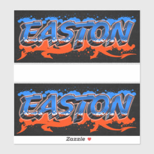 Easton Vorname Name Graffiti Aufkleber Sticker