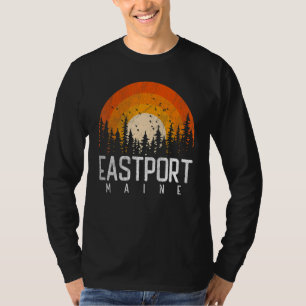 Eastport Maine ME Retro Style Vintage 70s 80s 90s T-Shirt