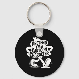 Easy Adult Halloween Costume Pretend Im A Cartoon Key Ring