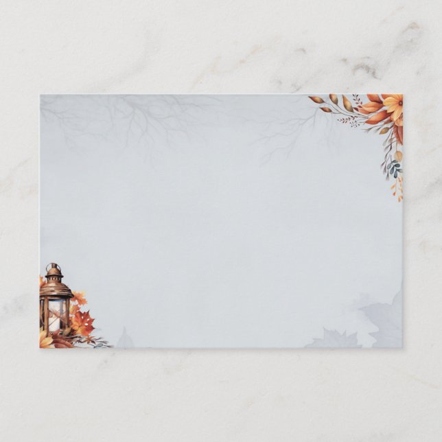 Easy as Pie Basic Blank Recipe Card (Front)