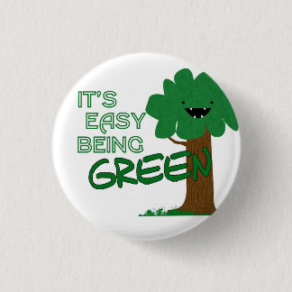 Easy Being Green Button