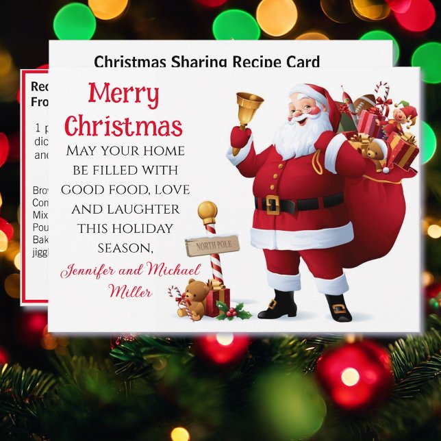 Easy Breakfast Casserole Recipe Sharing Christmas Holiday Card (Creator Uploaded)