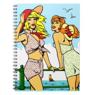 Easy Breezy Beach Babes Notebook