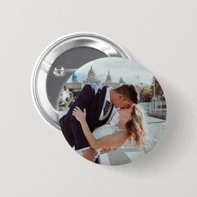 EASY!  Button - Personalised - Add your Image (Front & Back)