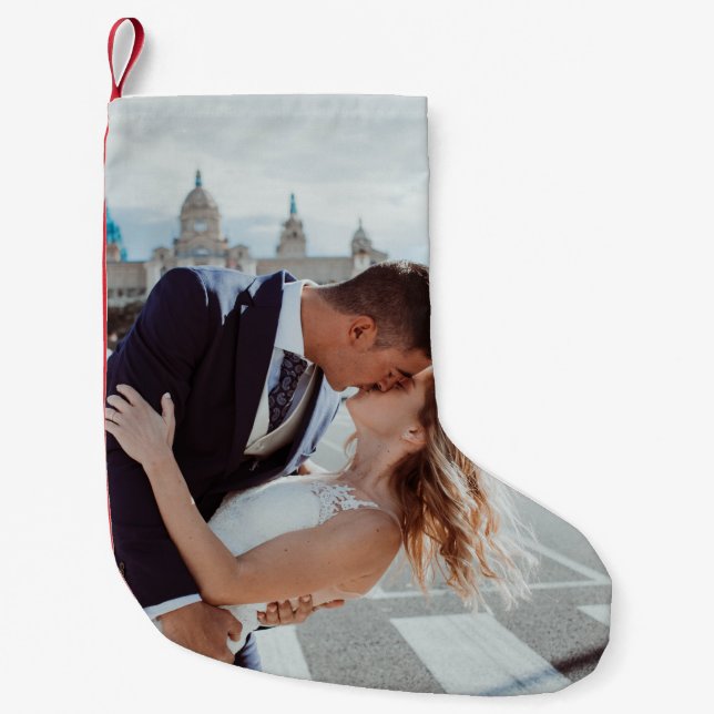EASY! Christmas Stocking - Personalised -Add Image (Front)