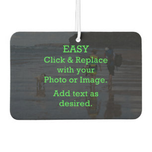 Easy Click & Replace Image to Create Your Own Car Air Freshener