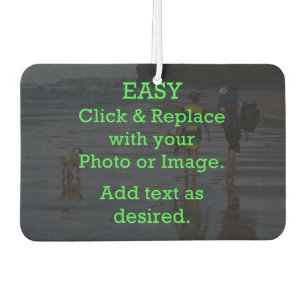 Easy Click & Replace Image to Create Your Own Car Air Freshener