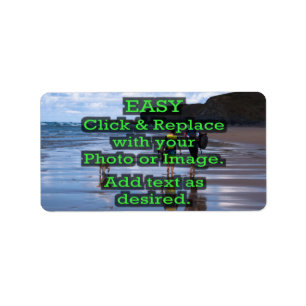 Easy Click & Replace Image to Create Your Own Label