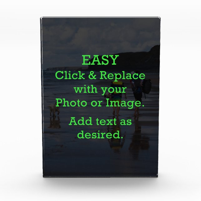 Easy Click & Replace Image to Create Your Own Photo Block (Front)