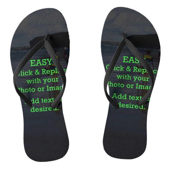 Easy Click & Replace Image to Create Your Own Thongs (Footbed)