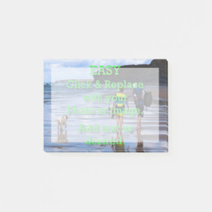 Easy Click & Replace Photo to Create Your Own Post-it Notes