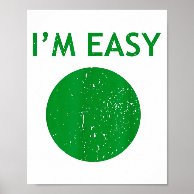 Easy cool skiing stuff for men funny ski snowboard poster (Front)