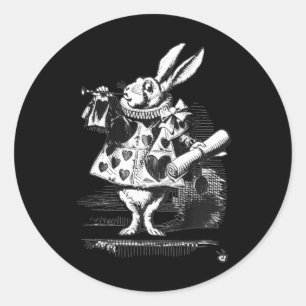 Easy Costume Alice In Wonderland - White Rabbit Lo Classic Round Sticker