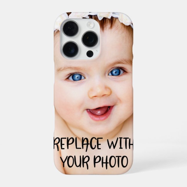 Easy create your own unique personalised iPhone case (Back)