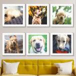 Easy Create Your Personalised 6 Photographs Canvas Photo Tile<br><div class="desc">Tired of boring, impersonal walls? Elevate your space with Personalised 6 Photographs Photo Tiles from Ricaso Peel and stick for easy installation Customise with 6 of your favourite photos Transform any room into a personal gallery Personalise your living space with the memories that matter most. Easy Create Your Personalised 6...</div>