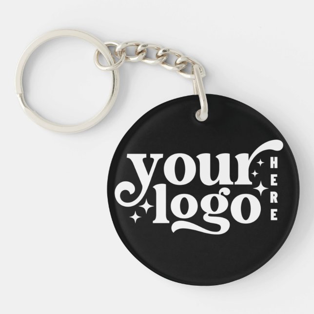 Easy Custom Company Business Logo Key Ring (Front)