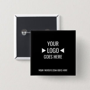 Easy Custom Corporate Business Logo 15 Cm Square Badge