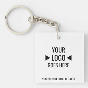 Easy Custom Corporate Business Logo Key Ring
