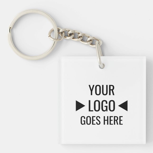 Easy Custom Corporate Business Logo Key Ring (Front)