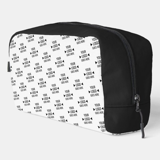 Easy Custom Corporate Business Logo Pattern Dopp Kit (Right Corner)