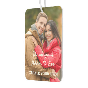 Easy Custom Event Photo Template Car Air Freshener