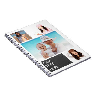 Easy design personalised custom notebook