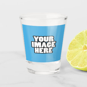 Easy design unique one of a kind personalised shot glass