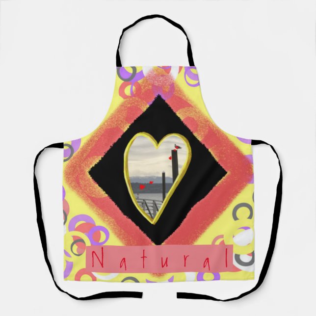 Easy-going Natural Community Living Apron (Front)