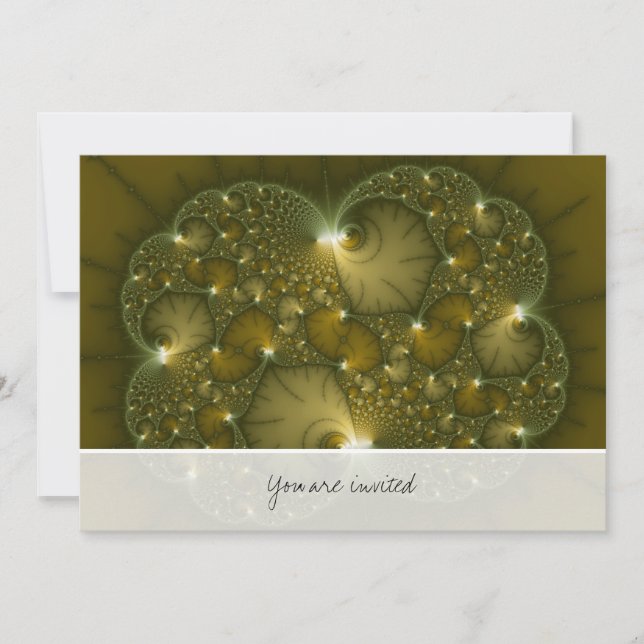 Easy Gro Fractals Invitation (Front)