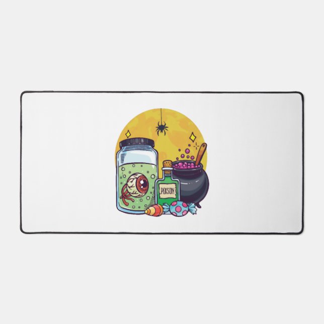 easy Halloween costume halloween mood  Desk Mat (Front)