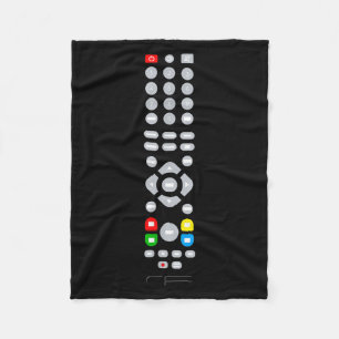 Easy Halloween Costume - Tv Remote Control  Fleece Blanket