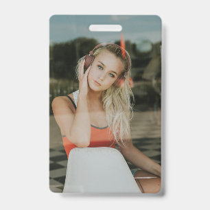 EASY!  ID Badge - Personalised - Add your Image