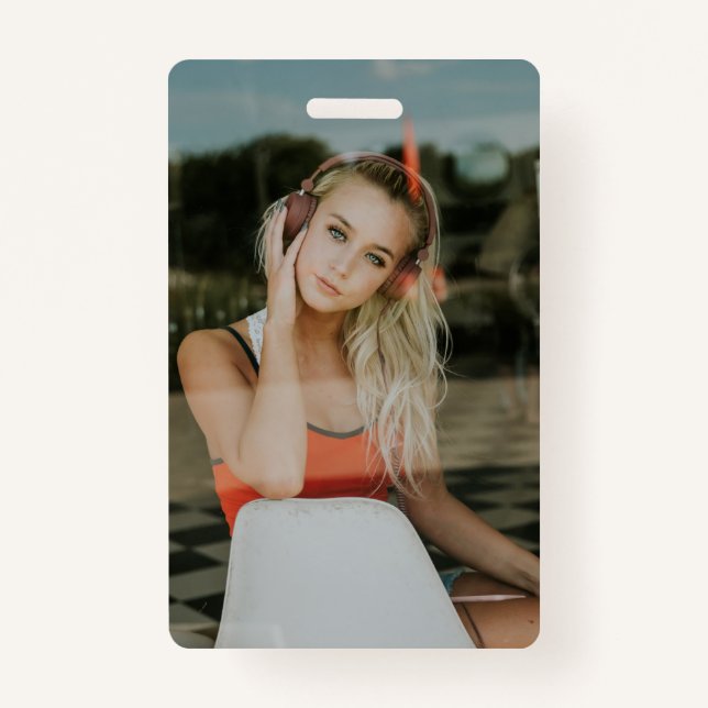 EASY!  ID Badge - Personalised - Add your Image (Front)