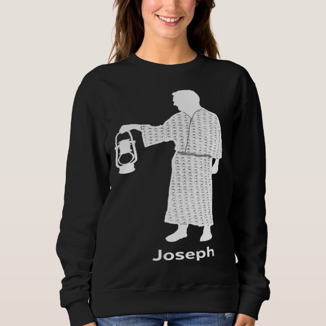 Easy Joseph Costume Christmas Pageant Live Nativit Sweatshirt (Front)