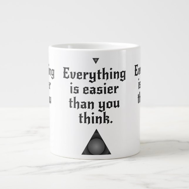 Easy Life Large Coffee Mug (Front)