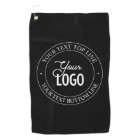 Easy Logo Replacement & Customisable Text | Black