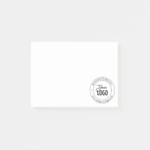 Easy Logo Replacement & Customisable Text Post-it Notes