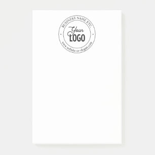Easy Logo Replacement & Customisable Text Post-it Notes