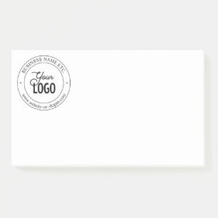 Easy Logo Replacement & Customisable Text Post-it Notes