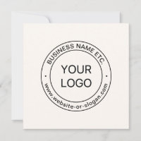 Easy Logo Replacement & Editable Text | Off White