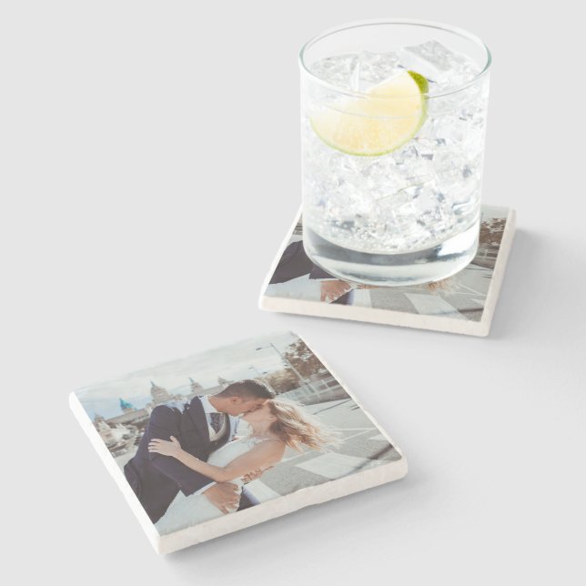 EASY! Marble Coaster - Personalised - Add Image (Side)