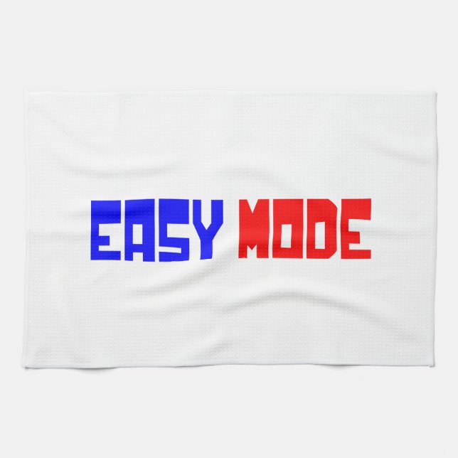 EASY MODE TEA TOWEL (Horizontal)