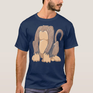 Easy Monkey Costume Monkey Body Headless Monkey Co T-Shirt