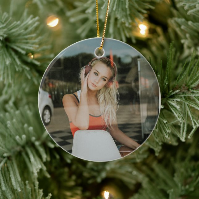 EASY!  Ornament - Personalised - Add your Image (Tree)